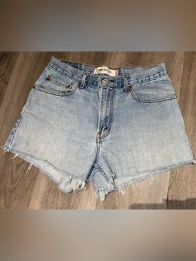 Levi's Light Blue Denim Cutoff Shorts